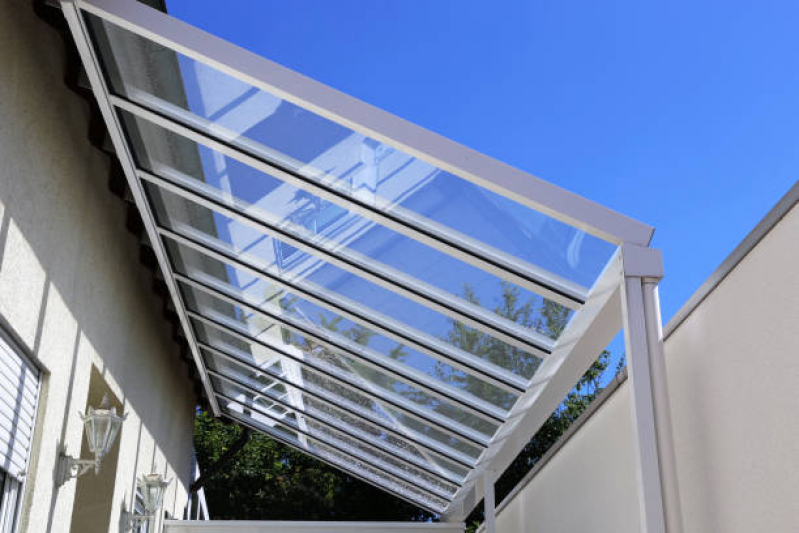 Cobertura de Alumínio e Vidro Valor Lençóis Paulista - Cobertura em Vidro