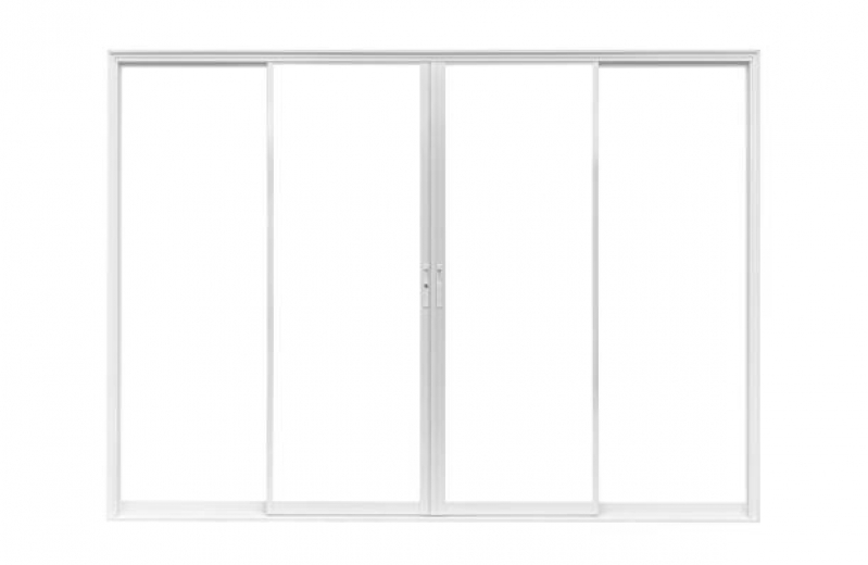 Empresa de Porta de Alumínio Branco com Vidro para Sala São Carlos - Porta de Alumínio Branco com Vidro para Sala