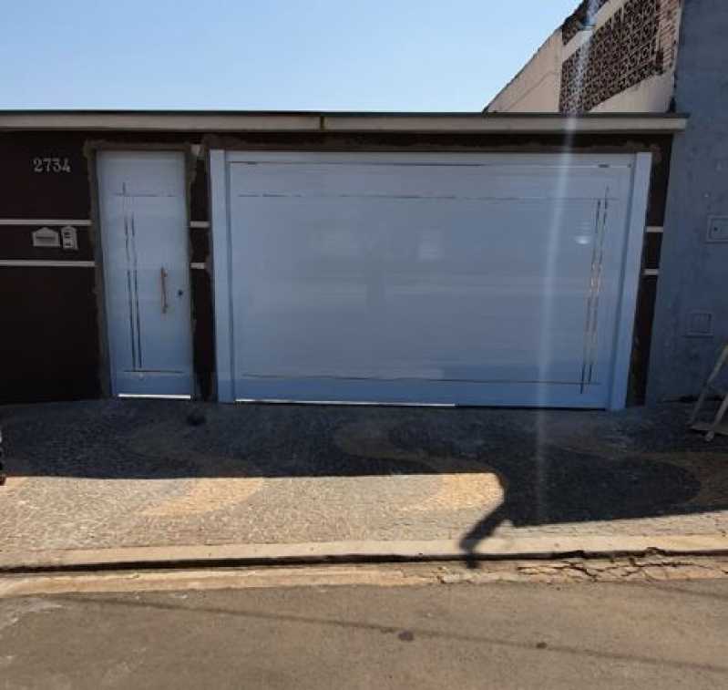 Portão Basculante de Alumínio Preço Casa Branca - Portão de Garagem Basculante