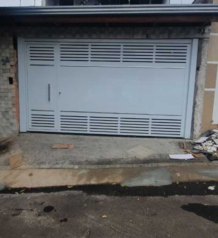 Preço de Portão Basculante com Social Embutido Nova Odessa - Portão de Garagem Basculante