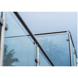 guarda corpo de vidro para escada instalação Itaim Paulista