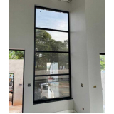 janela alumínio preto orçamento Santa Isabel