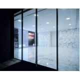 porta de alumínio com vidro para sala valor Serra Negra