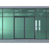 porta de alumínio para sala com vidro preço Casa Verde