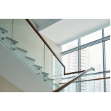 preço de corrimão de escada com vidro Sacomã